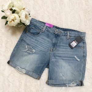 Massimo Boyfriend Jean Shorts- Size 10